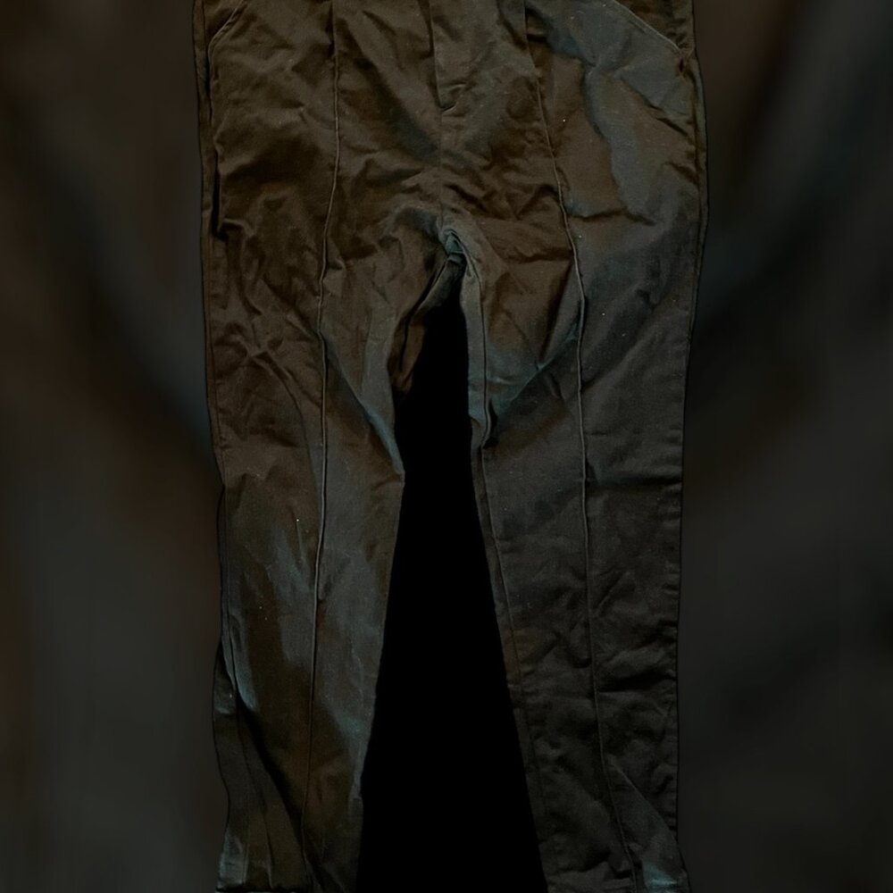 ZARA TRF British Collection Jogger Pants Olive Green Size M Tapered Cuffed